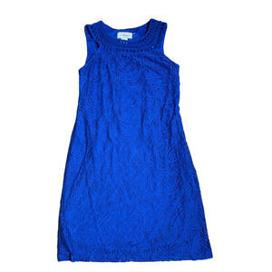 Women's J Howard Blue Lace Dress. Size 6